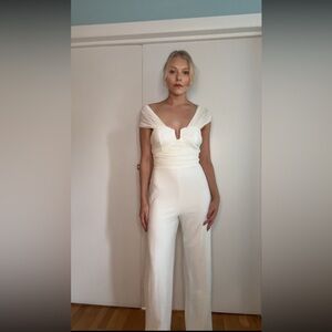 Lulu white jumpsuit, NWT, size small